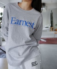 ANME/Earnest ロゴ プリント 長袖 Tシャツ/505977813