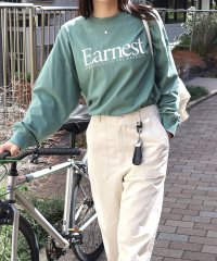 ANME/アンドミー andme Earnest ロゴ プリント 長袖 Tシャツ/505977813