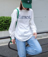 ANME/アンドミー andme Earnest ロゴ プリント 長袖 Tシャツ/505977813
