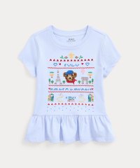 POLO RALPH LAUREN/(ガールズ 2才～6才)Polo ベア コットン ジャージー ペプラム Tシャツ/505978017