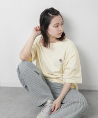 ZIP FIVE/動物刺繍Tシャツ/505281717