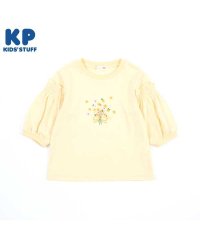 KP/KP(ケーピー)ブーケ刺繍の7分袖Tシャツ(140～150)/505921080