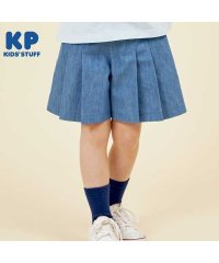 KP/KP(ケーピー)ツイル/デニムのプリーツキュロット(110～130)/505921580