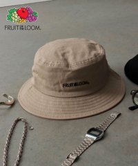 FRUIT OF THE LOOM/フルーツオブザルーム FRUIT OF THE LOOM FRUIT OF THE LOOM LOGO BUCKET HAT/505938500