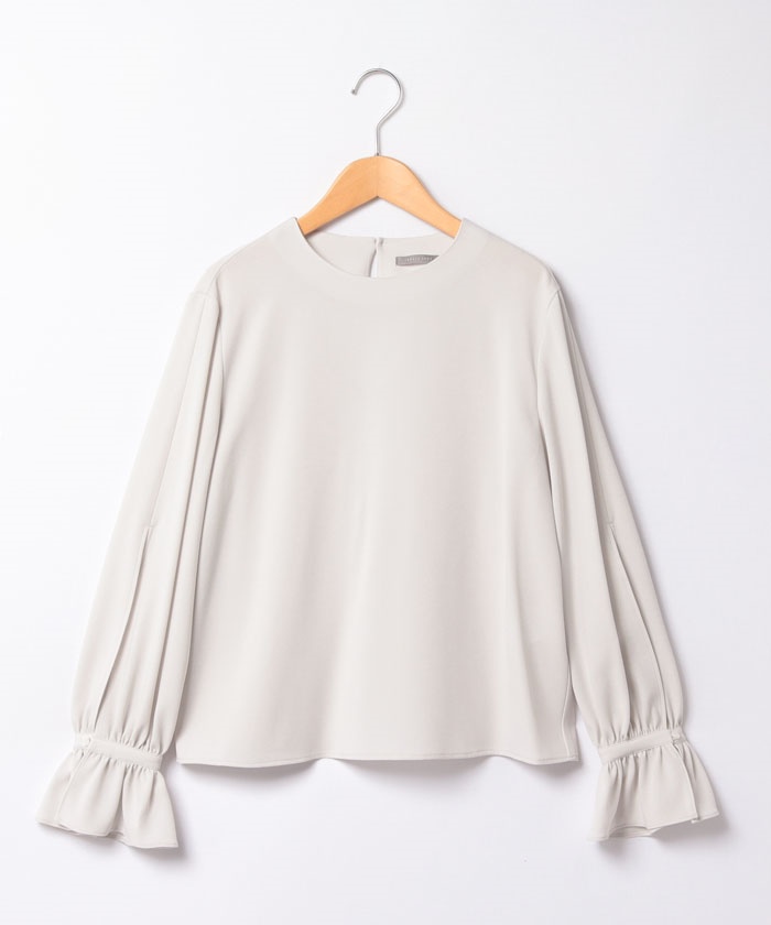 試着のみ✨23SS セオリーリュクス スタンドカラーブラウス Clebi2 38 theory luxe 23SS スタンドカラーブラウス Clebi2 黒38