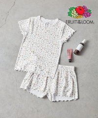 FRUIT OF THE LOOM/フルーツオブザルーム FRUIT OF THE LOOM FRUIT OF THE LOOM 小花柄アイレットルームウェア / パジャマ 部屋着 リラックス ギ/505957254