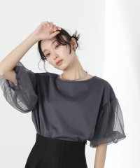 NATURAL BEAUTY BASIC/チュールドッキングカットソー/505968056