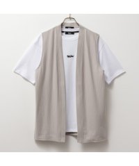 MAC HOUSE(men)/MOSSIMO モッシモ 前開きベストアンサンブル 4273－0801/505977663