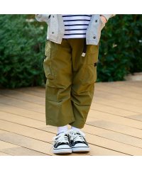 MAC HOUSE(kid's)/NAVY ネイビー 撥水カーゴクロップドパンツ 670－3786/505977702