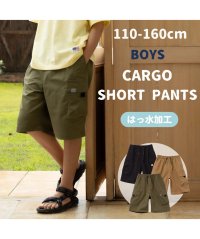 MAC HOUSE(kid's)/マックハウス Mac－House NAVY ネイビー 撥水カーゴショートパンツ 670ー3787/505977703