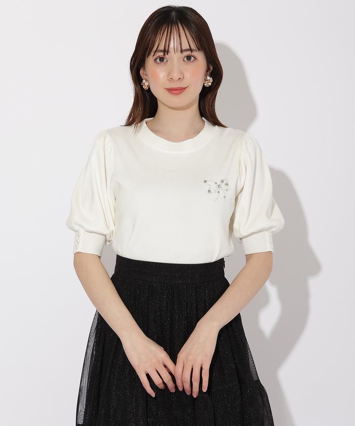 セール 40%OFF】リボンモチーフニットプルオーバー(505979268