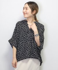 Aletta vita/アレッタ ヴィータ Aletta vita アソートプリントスキッパードルマンブラウス/505982676