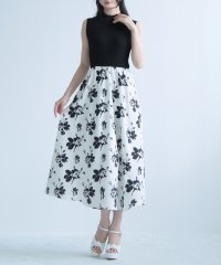 JULIA BOUTIQUE/ニットドッキング花柄ワンピース[即納]24031/505983190