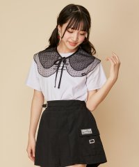 JENNI love/【セットアイテム】ドットチュール付けえり付きTシャツ/505983426