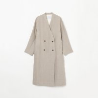 HELIOPOLE/DUNGAREES LINEN LONG COAT/505984328