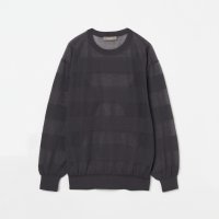 HELIOPOLE/SHEER BORDER CREW NECK/505984336