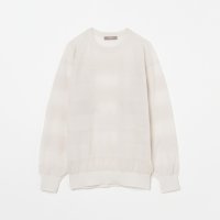 HELIOPOLE/SHEER BORDER CREW NECK/505984336