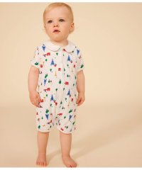 PETIT BATEAU/プリントショートロンパース/505984579