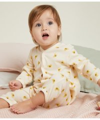 PETIT BATEAU/プリント足なしロンパース/505984596