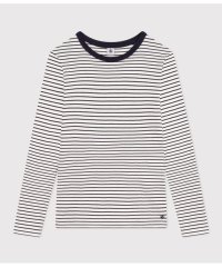 PETIT BATEAU/ミニマリニエールクルーネック長袖Ｔシャツ/505984675