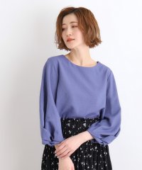 grove/麻調メッシュ袖ねじりブラウス/505984912