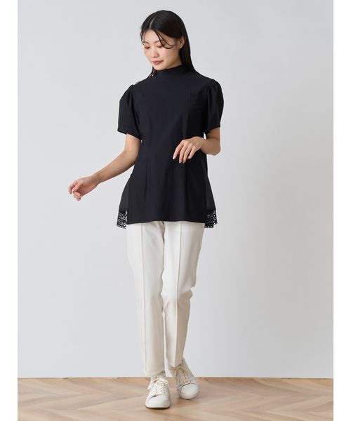 CELFORD GOLF】レースヘムティアードカットトップス