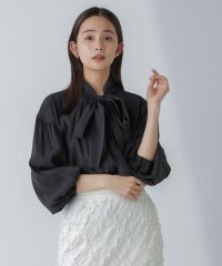 nano・universe/「星玲奈×NANO universe」ジョーゼットボータイブラウス/505894241