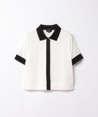 LANVIN COLLECTION/ニット切り替えシャツカットソー/505896928