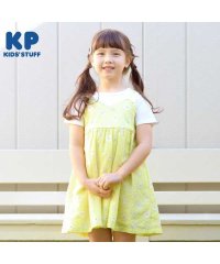 KP/KP(ケーピー)デイジープリントのレイヤード風半袖ワンピース(110～130)/505921603