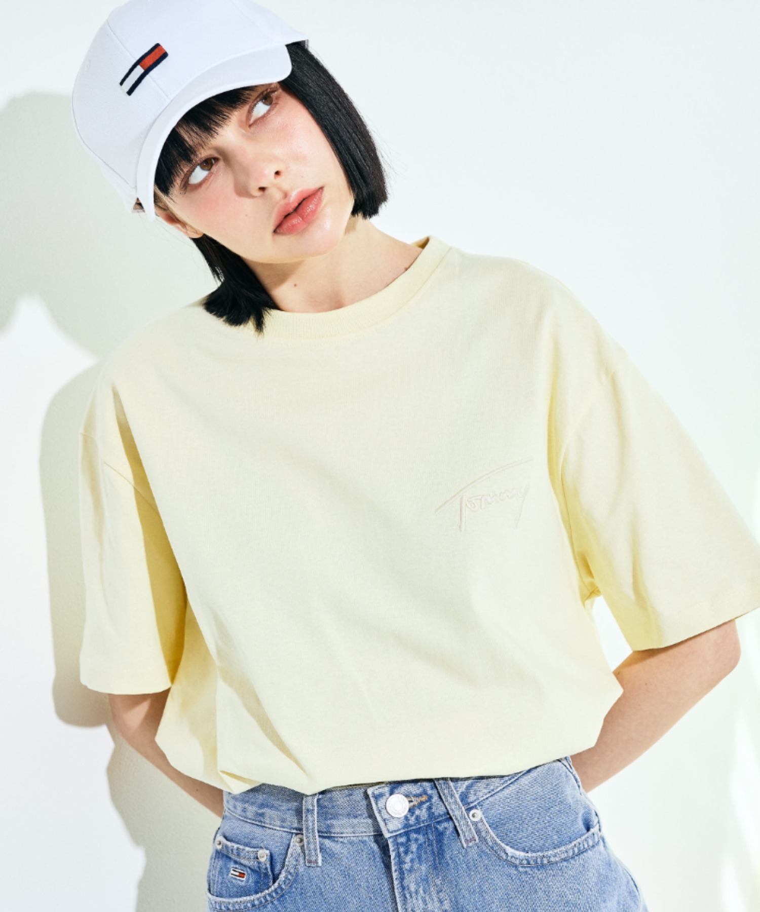 トミージーンズ クレールハイウエストワイドジーンズ | トミー ジーンズ