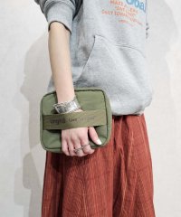 UNGRID bag/アングリッド Ungrid 撥水ソフトナイロン ロゴテープ 多機能化粧ポーチ/505984213