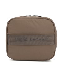 UNGRID bag/アングリッド Ungrid 撥水ソフトナイロン ロゴテープ 多機能化粧ポーチ/505984213
