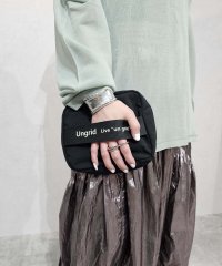 UNGRID bag/アングリッド Ungrid 撥水ソフトナイロン ロゴテープ 多機能化粧ポーチ/505984213