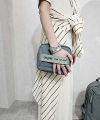 UNGRID bag/アングリッド Ungrid 撥水ソフトナイロン ロゴテープ 多機能化粧ポーチ/505984213