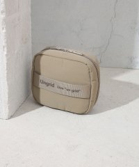 UNGRID bag/アングリッド Ungrid 撥水ソフトナイロン ロゴテープ 多機能化粧ポーチ/505984213