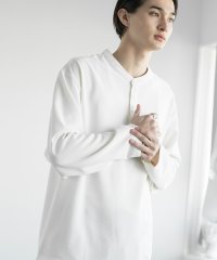 aimoha/aimoha men HENLEY NECK PULLOVER ヘンリーネックプルオーバー/505985056