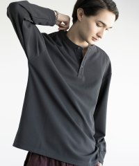 aimoha/aimoha men HENLEY NECK PULLOVER ヘンリーネックプルオーバー/505985056