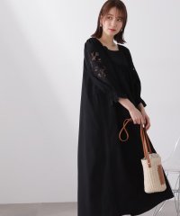 N Natural Beauty Basic/袖刺繍コットンワンピース《S Size Line》/505985811
