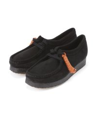 BEAVER/CLARKS/クラークス　WALLABEE BLACK SUEDE ワラビー　レディース/505985852