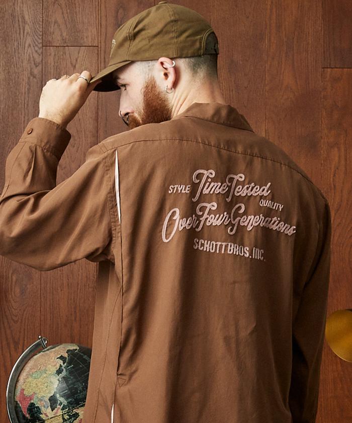 セール】BOWLING LS SHIRT/ボーリング ロングスリーブシャツ
