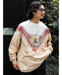 Schott/TIE－DYE EAGLE LS T－SHIRT/タイダイ イーグルロンT/505985868