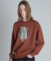 Schott/COLOR FLOCKY  GOAT CREW SWEAT/カラーフロッキー ゴート クルースウェット/505985878
