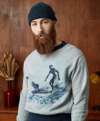 Schott/50S LS KNIT SURF BULL/サーフブル ニット/505985884