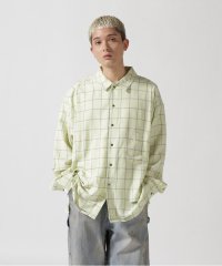 GARDEN/ANCELLM/アンセルム/RAYON CHECK CRASH LS SHIRT/505985896