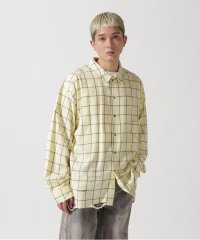 GARDEN/ANCELLM/アンセルム/RAYON CHECK CRASH LS SHIRT/505985896