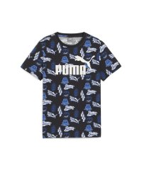 PUMA/キッズ ボーイズ ESSプラス MID 90s AOP 半袖 Tシャツ 120－160cm/505986417