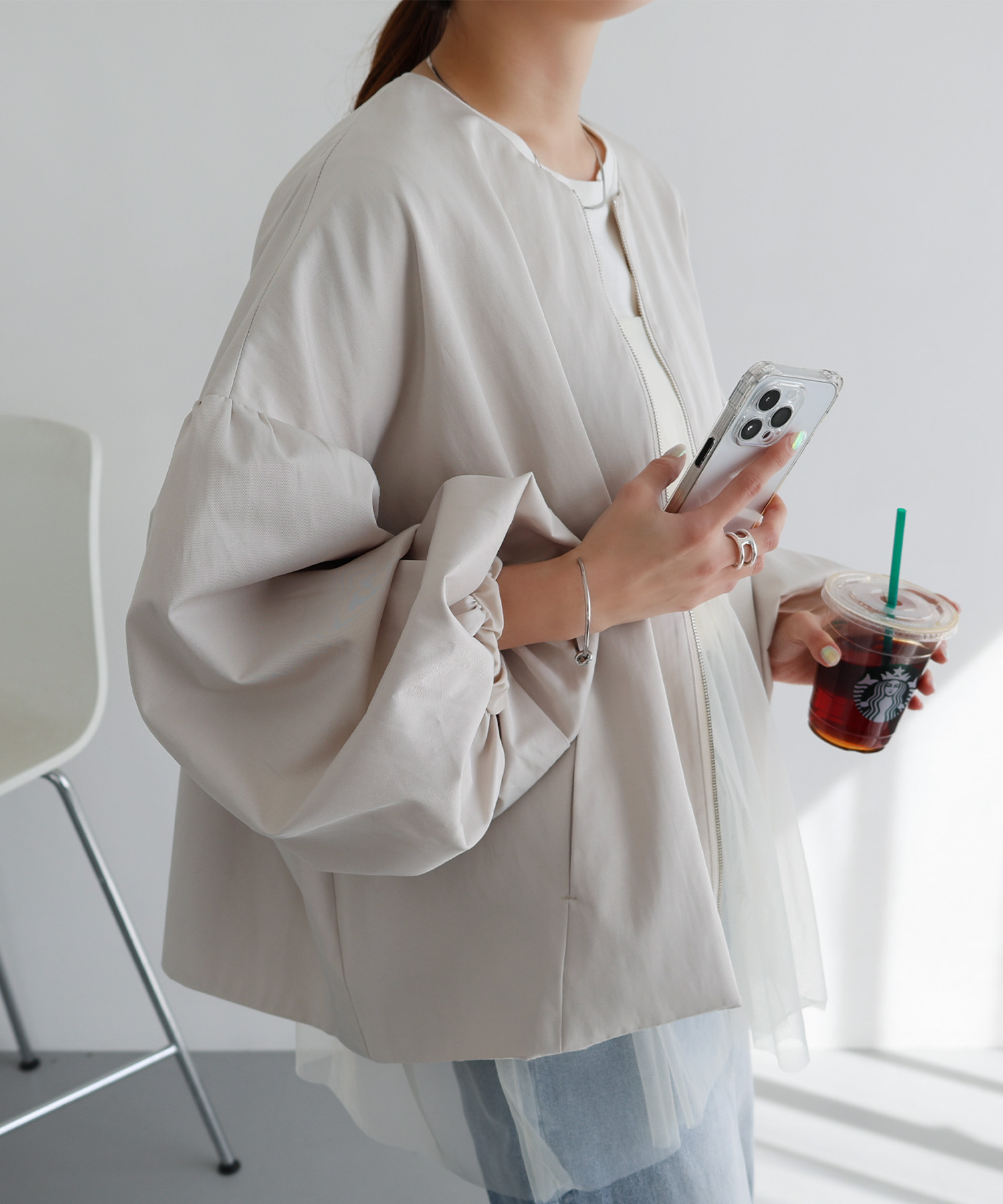 トリコ コムデギャルソン パンツ ワイド 生成り M ナチュラル