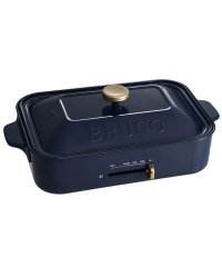 BRUNO/BRUNO ブルーノ ホットプレート セラミックコート鍋 2点セット コンパクト たこ焼き器 焼肉 1人用 2人用 コンパクト 平面 電気式 ヒーター式 BOE/505986603