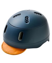 kumoa/クモア kumoa ヘルメット 自転車 レザーバイザー 大人用 メンズ レディース CEマーク 安全 通気性 調整 パッド つば KS004A－L/505986614
