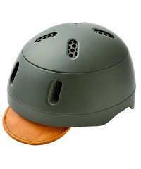 kumoa/クモア kumoa ヘルメット 自転車 レザーバイザー 大人用 メンズ レディース CEマーク 安全 通気性 調整 パッド つば KS004A－L/505986614